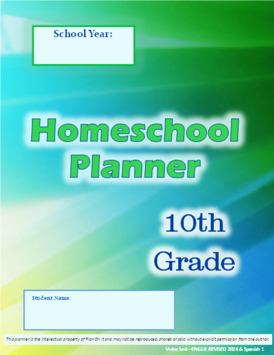 10th Grade (I) REVISED 2024 (Plane Geometry & Spanish 1)